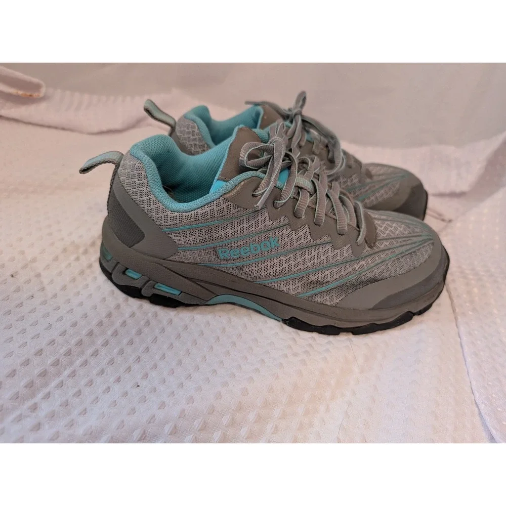 Reebok Work Women's Sublite RB415 Athletic Oxford Soft Toe Shoe Black Size 8M